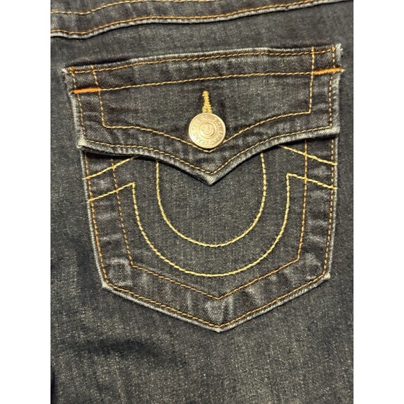 True Religion Women's Jean Pants Joey Flare Jeans Low-Rise Size 28 (32 Waist) - Picture 12 of 13